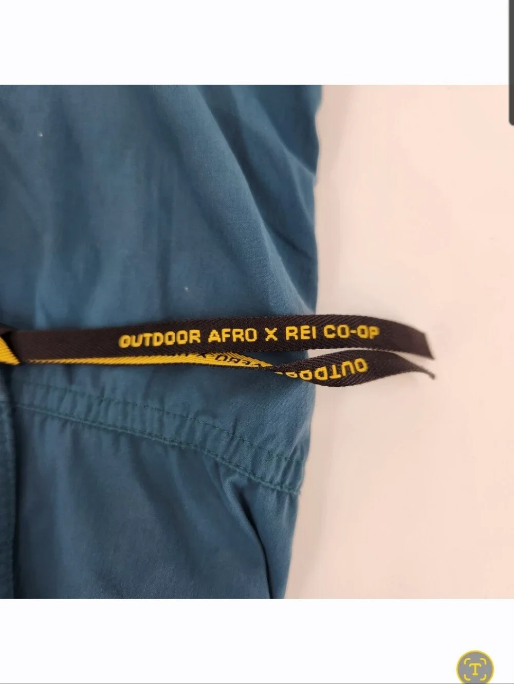 Outdoor Afro X REI Coop Trail Pants Mens Size 30x30 Teal Zip Pockets Hiking